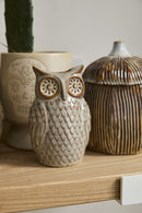 Great Grey Owl Budvase 4"x 3.5"x 6.25"