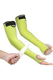 Farmers Defense: Protection Sleeves-High Vis Yellow-Large/Xtra Large