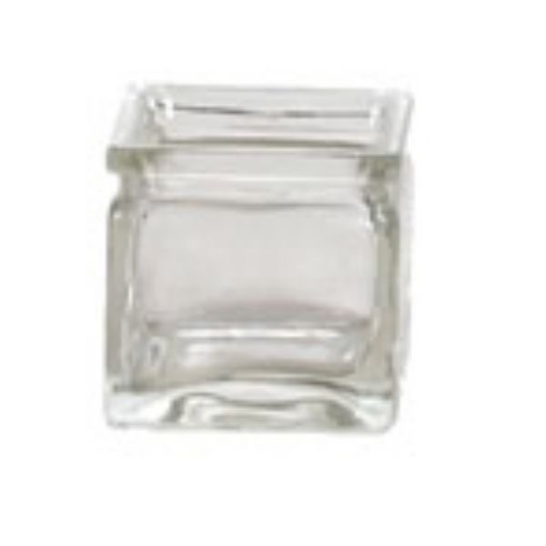 Clear Glass Cube - 2.375 in