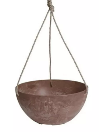 Novelty: Artstone Bowl Hanging-10in