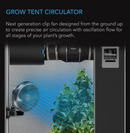 AC Infinity: Cloudray S6 Oscillating Clip Fan-10 Speed-6 in