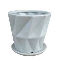 Faceted Planter-Assorted-5 in