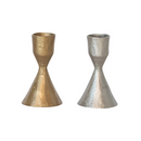 Metal Taper Holder-Assorted Finishes - 3.5"