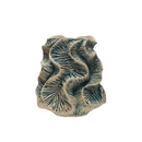 Organic Shaped Blue & White Vase - 7.5"