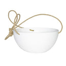 Novelty: Artstone Bowl Hanging-10in