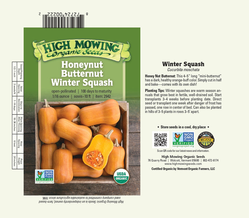 Honeynut Butternut Squash Seeds