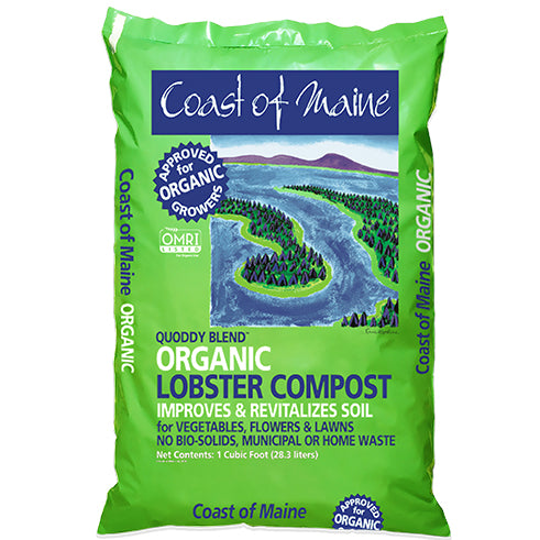 Coast of Maine Quoddy Blend Organic Lobster Compost - 1 cu ft