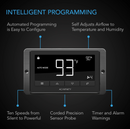 AC Infinity Cloudline T8 Inline Duct Fan w/LCD Display & Controller - 8 in