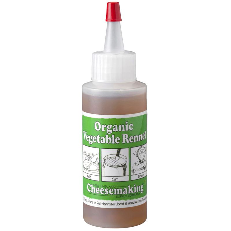Organic Liquid Vegetable Rennet - 2 oz