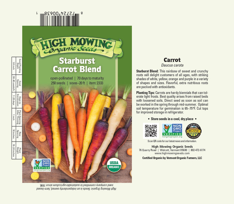 Starburst Blend Carrot Seeds