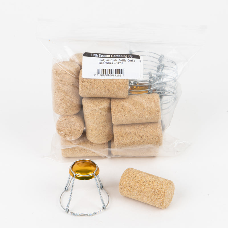 Belgian Style Beer Corks and Wires - bag/12