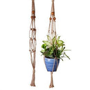 Plant Hanger-Beaded-Natural Jute-36 in