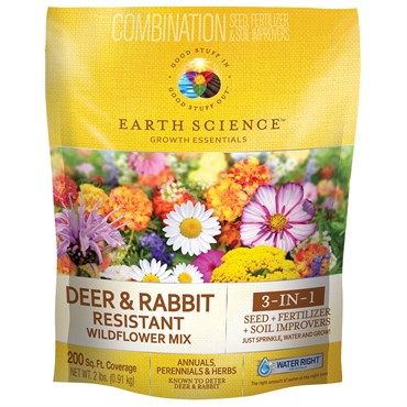 rolls of wildflower seeds Earth Science Deer & Rabbit Resistant Wildflower Mix