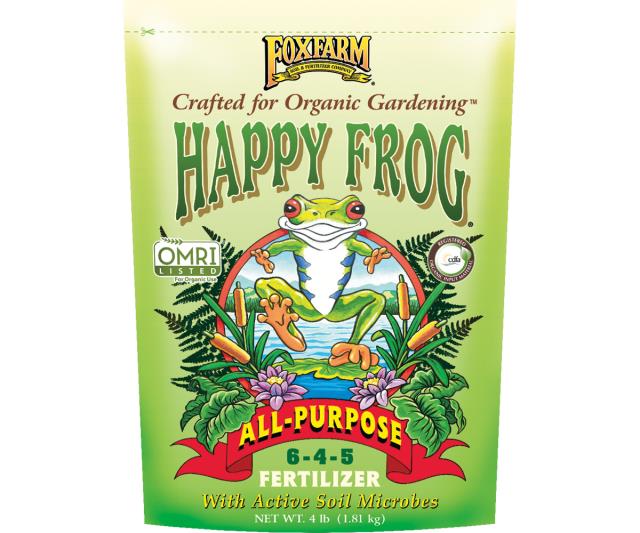 FoxFarm Happy Frog Organic All Purpose Fertilizer - 4 lb