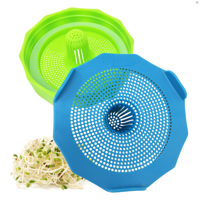Bean Screen Wide Mouth Sprouting Lids - 2 pack