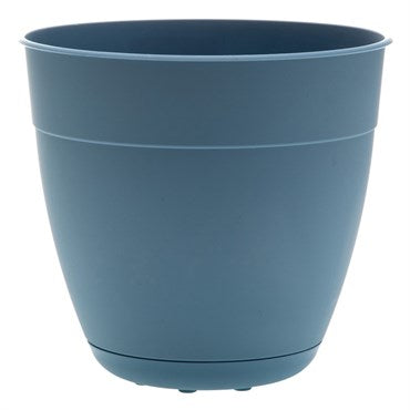 blue plastic plant pots Bloem Dayton 5.75 In. H X 6 In. D Plastic Planter Ocean Blue