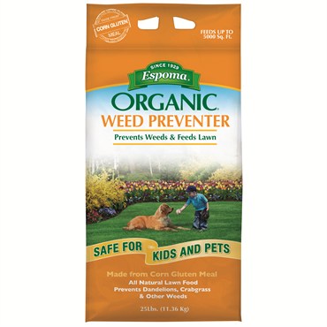 Espoma Organic Corn Gluten Weed Preventer and Lawn Food 25 lb