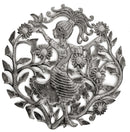 Joy in the Garden Haitian Metal Wall Art