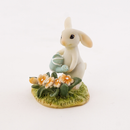 Bunny Gardener Watering Flowers