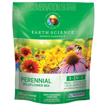 wildflower seed growth Earth Science 2 lb Wildflower Perennial Mix