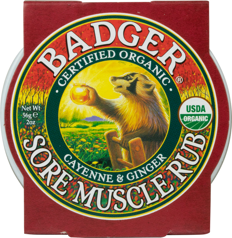 Badger Organic Sore Muscle Rub - 2 oz