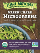 Green Chard Microgreens - 2 oz