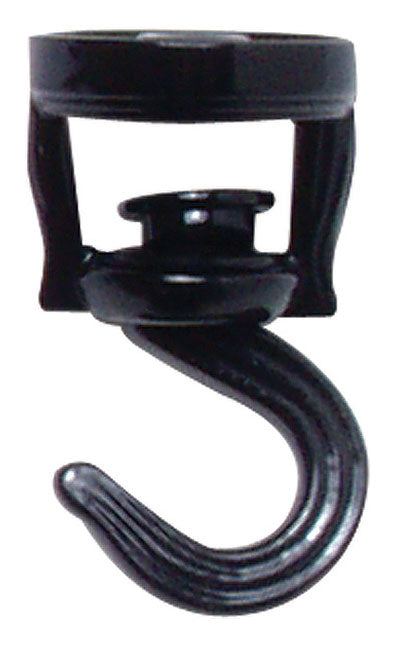 Panacea Swivel Ceiling Hook Black