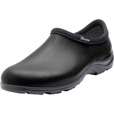 Sloggers Men's Rain & Garden Shoes - Leather Black