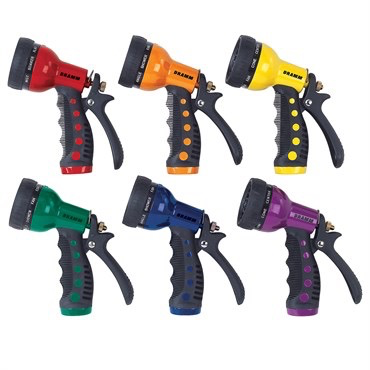 dramm garden sprayer Dramm 9 Pattern Revolver Spray Gun Nozzle Red