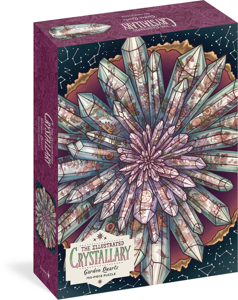 The Illustrated Crystallary: Garden Quartz Puzzle - 750 pieces