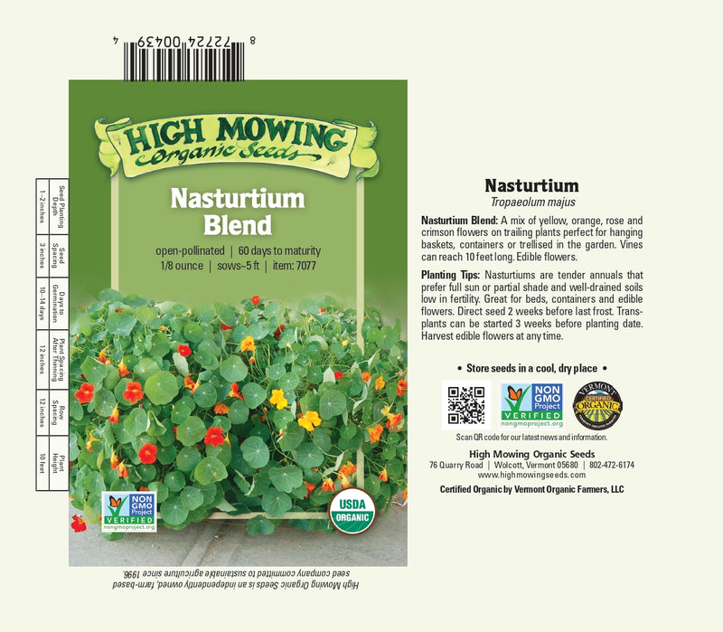 Nasturtium Blend Seeds