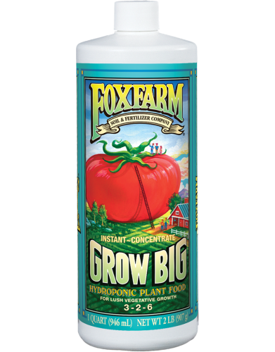 FoxFarm Grow Big Hydroponic Formula - 1 quart
