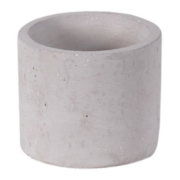 Mini Round Natural Cement Pot - 2.35 in