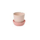 Springvale Pot with Saucer - Light Pink - 5"