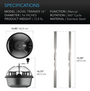 AC Infinity: Bud Bowl Trimmer-16 in