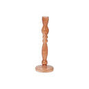 Raywood Candlestick 2.5"x 8.5"-Amber