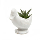 Lucy the Duck Planter - White