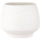 Tapered Stoneware Pot - White - 4.5"