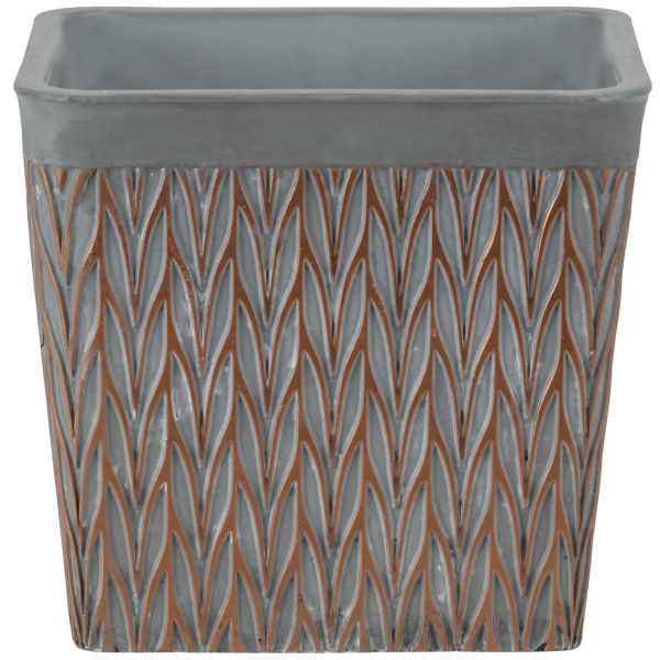 Square Bronze Vine Planter - 6.25"