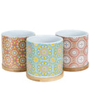 Round Mandala Planter - Assorted - 4.75"