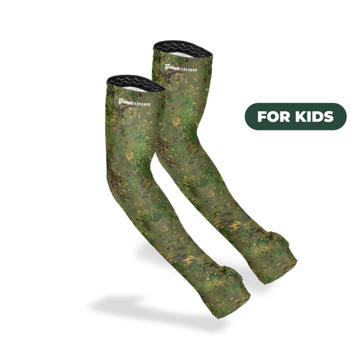 Kids Protection Sleeves - Brush Camo - Small