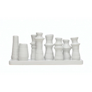 Stoneware Multi Vase - White - 4"