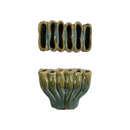 Stoneware Sculptural Vase with 6 Sections - 4.5"