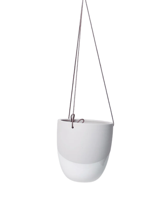 Bobbin Hanging Planter - Light Grey - 5"