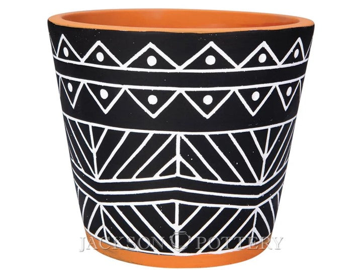 Zuni Vaso Planter-Black - 5 in