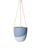 Bobbin Hanging Planter - Blue Grey - 5"