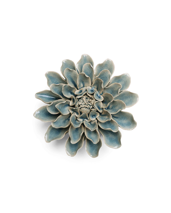 Ceramic Florals Cool Colors