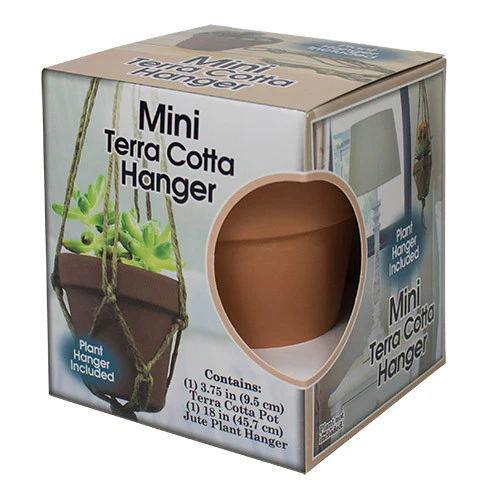 Mini Hanging Terra Cotta Pot - 3.75"