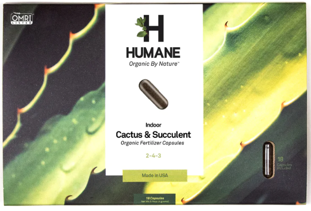Humane: Cactus & Succulent Plant Food Capsules-18pk