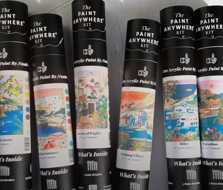 Paint Anywhere: Paint by Numbers Deluxe-Assorted